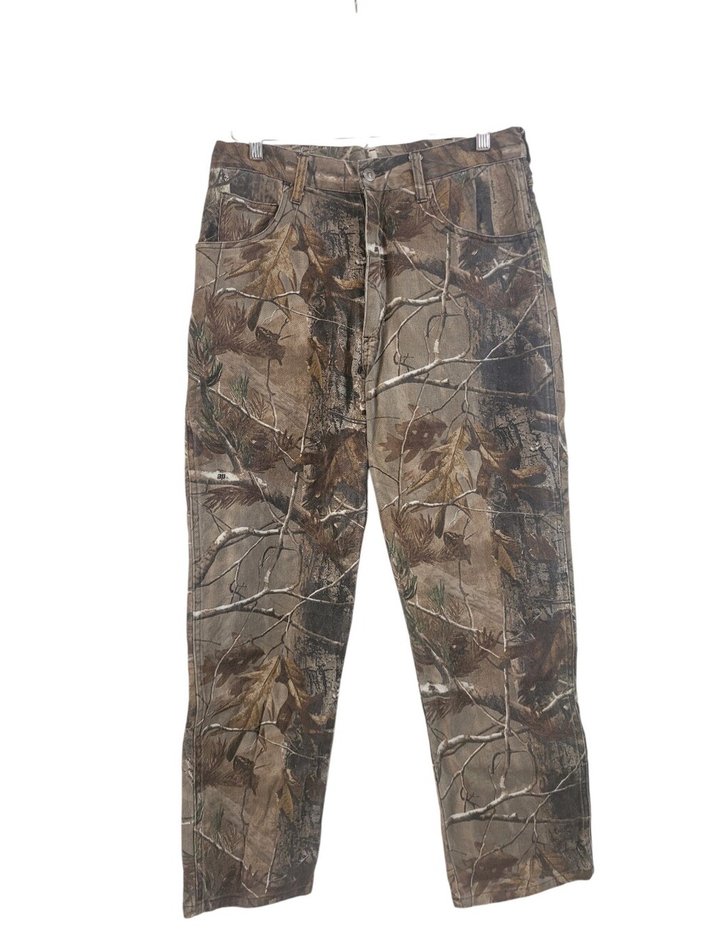 Y2k Walls Realtree Camo Hunting Pants 34 Short 100% Cotton Camoflage Outdoor